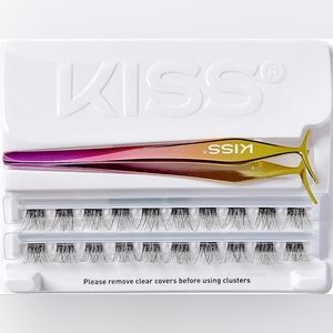 KISS imPRESS Press-On Falsies Eyelash Clusters - Natural - 20 Clusters
